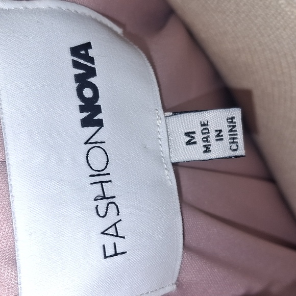 Fashion Nova- Blush Teddy Coat- W Sz Medium - Picture 5 of 6